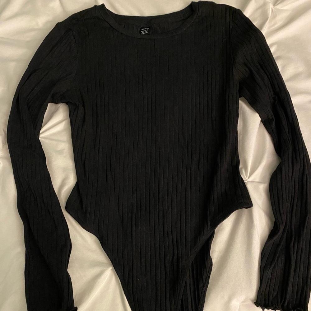 NWOT, never worn black bodysuit